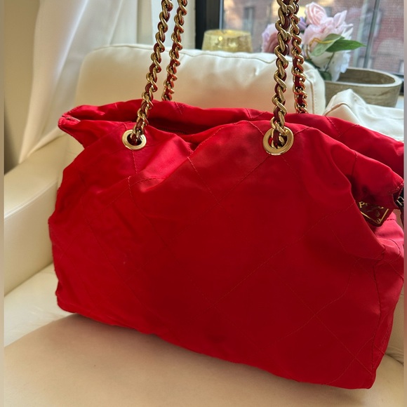 PRADA Red Tote - Picture 2 of 8